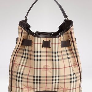 Burberry Haymarket Check Walden Hobo